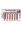 theBalm Set of 6 Meet Matte Hughes Mini Long-Lasting Liquid Lipsticks Multicolour