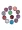 12 Colour Nail Art Palette Glitter Multicolour