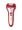 Sanford Rechargeable Epilator Red/White