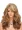 NewLifeStyle Blond Big Wavy With Bangs Long Wigs Natural As Real Hair Brown