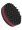  Hair Brush Sponge With Big Hole Black/Red 14.5centimeter