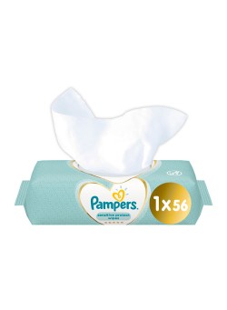 Pampers Sensitive Baby Wipes, 56 Count