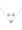 Golden Choice 925 Sterling Silver White Freshwater Pearl Jewelry Set White