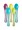 tommee tippee Explora Easygrip Feeding Spoons, 7+ M, Pack Of 5 - Multicolour