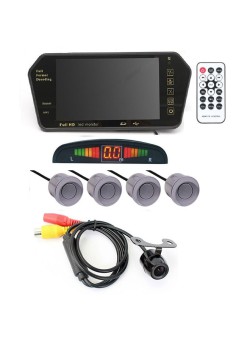 X3 7-Inch TFT HD Rearview Mirror Monitor With Camera/Sensors