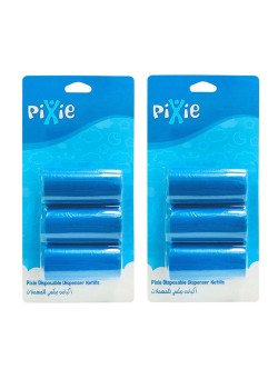 Pixie 2-Piece Disposable Bag Dispenser Refills