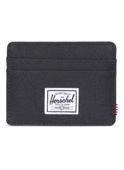 Herschel Charlie RFID Wallet in Black Black