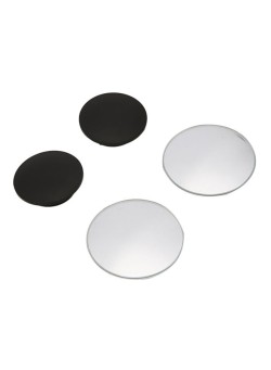 OUTAD 2-Piece Wide Angle Blind Spot Car Reversing Convex Mirror