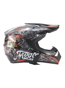 OUTAD 3-Piece Full Face Racing Motorcycle Helmet Kit