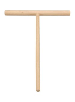 Liying Pancake Batter Wooden Spreader Stick Beige 1x17x22centimeter
