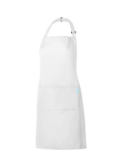 Everrich Esonmus Kitchen Apron With Adjustable Neck Belt And 2 Pockets White 67g