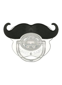 ANSELF Soft Silicone BPA Free Funny Mustache Pattern Soother Pacifier