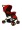 baby plus Baby Stroller - Red/Black
