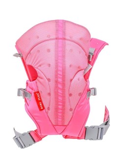 baby plus 2-In-1 Baby Carrier - Pink/Grey