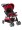 baby plus Baby Single Stroller - Red/Black/Silver