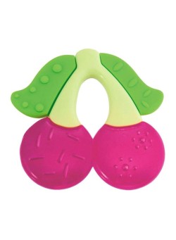 Chicco Fresh Relax Cherry Teether, 4+ Month - Pink/Green