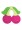 Chicco Fresh Relax Cherry Teether, 4+ Month - Pink/Green