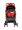 baby plus Twin Stroller - Red/Black