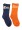 Bugs Bunny Set Of 2 Solid Socks Blue/Orange