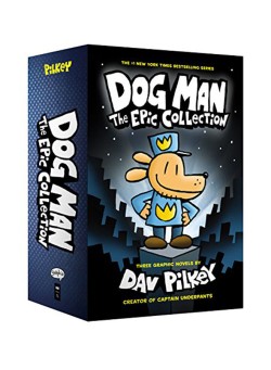  Dog Man 1-3: The Epic Collection Hardcover English by Dav Pilkey - 2018