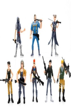  8-Piece Fortnite Anime Character Action Figure Set 4.5inch