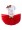 Cuts & Fits 1st Birthday Tutu Dress With Headband Red/White