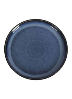 Sharpdo Round Kiln Dinner Plate Blue 10inch