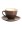 Sharpdo Kiln Coffee Cup And Saucer Set Brown 10 x 2 x 3inch