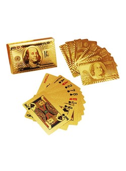Ifusion 24 K Gold Plated Playing Card 5ounce