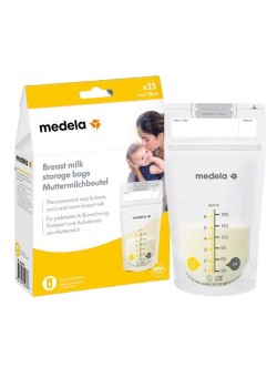 Medela Breast Milk Storage Bags, Pack of 25