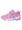 Cool Baby LED Hook And Loop Low Top Skate Shoes With Wheel Pink