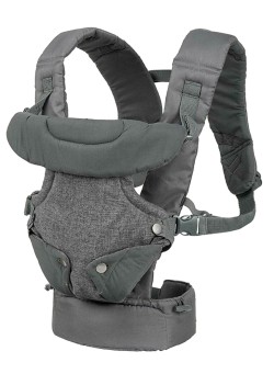 Infantino Flip Advanced 4-In-1 Convertible Baby Carrier - Grey