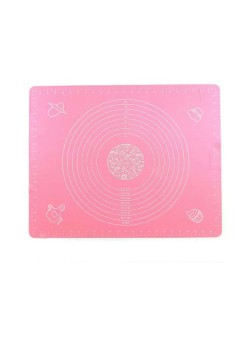 SOWUGI Silicone Baking Mat Pink/White 50x40centimeter