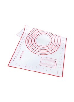 SOWUGI Silicone Baking Mat White/Red 60x40centimeter