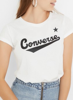 CONVERSE Logo T-Shirt Optical White