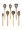 Amal Stylish Silicone Kitchen Tools With Wooden Handles 7-Piece Set Grey/Brown