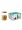 Ocean 6-Piece Pop Jar Set With Wooden Lid Clear/Brown 750ml