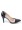 Ronnie Grey Clear Panelled Textured Pumps Black