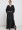 Hayat Silk Panelled Pocket Abaya Black
