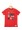 Tales & Stories Badge Print Cotton T-Shirt Red