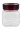ROYALFORD Round Airproof Glass Jar Clear/Red 0.8L
