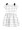 Carters Checkered Printed Satin Holiday Dress White/Black