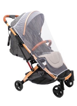 baby plus Baby Stroller - Grey/Gold/Black