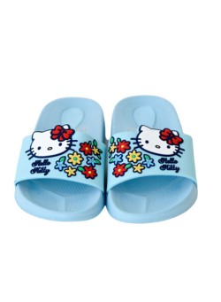 Hello Kitty Rubber Moulded Sliders Blue
