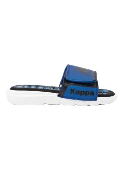 Kappa Boys Contrast Velcro Slides Blue/Black