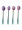 Sunhome 4-Piece Flower Spoon Set Multicolour