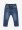R&B Full Length Plain Jeans With Elasticized WaistbAnd And Pocket Detail Dark Blue