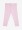 R&B Solid Leggings With Elasticized Waistband Baby Pink