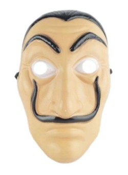  La Casa De Papel Face Mask Cosplay Props Toy 260 x 155millimeter