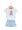 TOFFYHOUSE Infants Embroidered Bunny T-Shirt & Shorts Set Blue